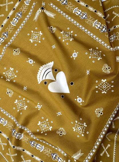 Foulard Bandana - Mordoré