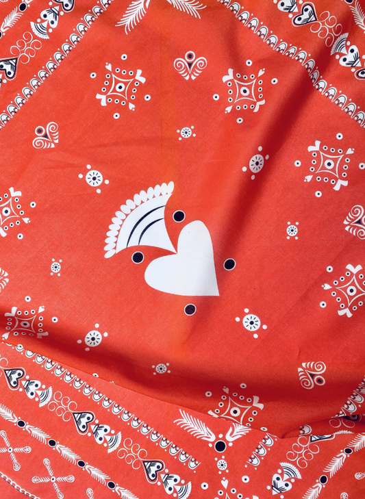 Foulard Bandana - Rouge