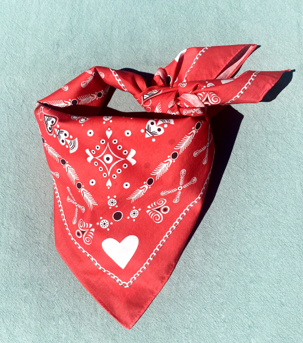 Foulard Bandana - Rouge