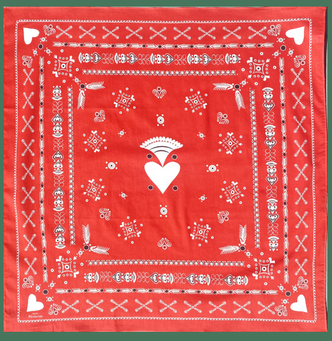 Foulard Bandana - Rouge