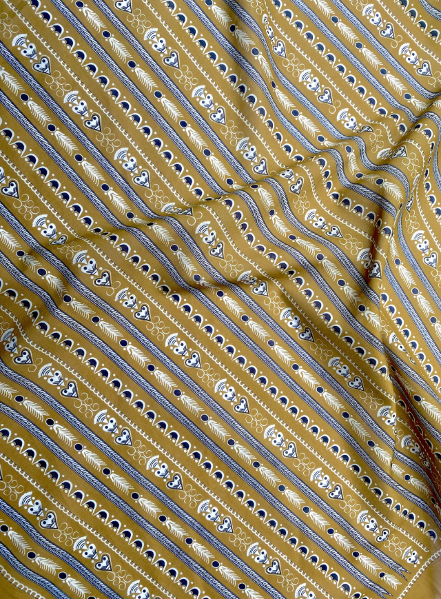 Foulard Bandana Lignes - Mordoré