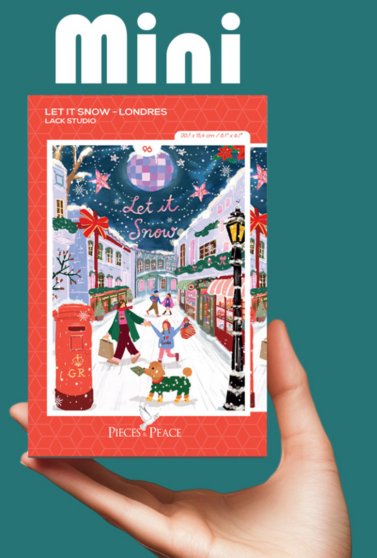 Mini Puzzle 96 pces Let it snow