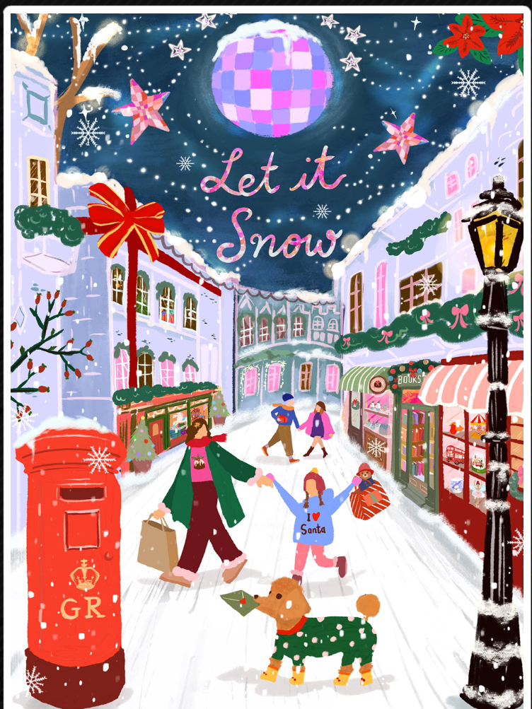 Mini Puzzle 96 pces Let it snow