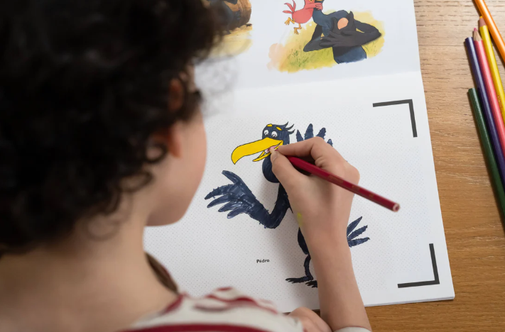 Cahier de coloriage animé - Les P'tites poules