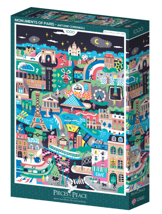 Puzzle 1000 pcs Monuments de Paris
