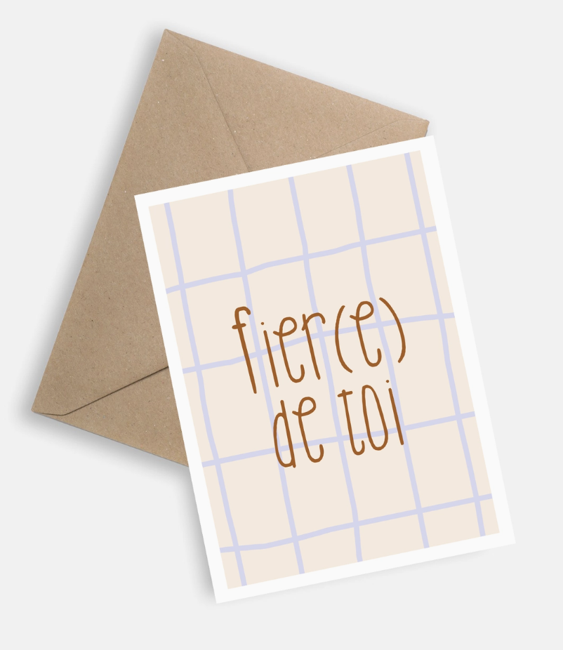 Carte Fier(e) de toi