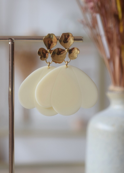 Boucles d'oreilles Alba (plusieurs coloris)