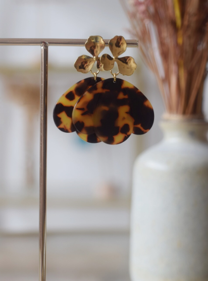 Boucles d'oreilles Alba (plusieurs coloris)