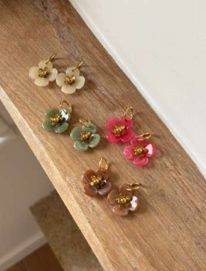 Boucles d'oreilles Sienna (plusieurs coloris)