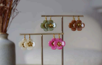 Boucles d'oreilles Sienna (plusieurs coloris)