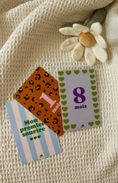 Cartes étapes - Mes douze premiers mois
