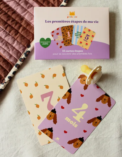 Cartes étapes - Mes douze premiers mois