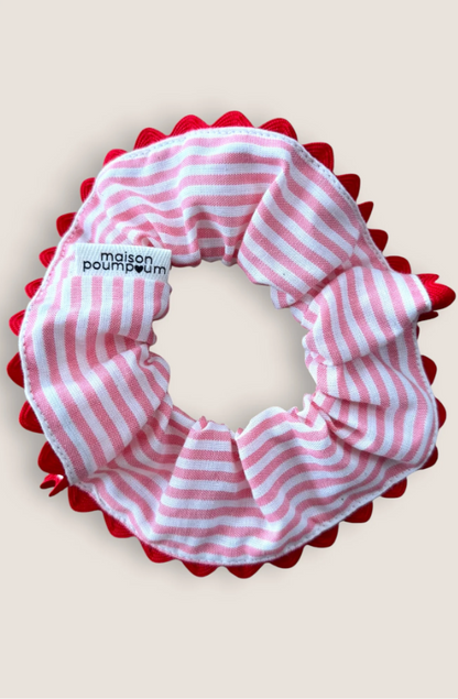 Chouchou Maison Poumpoum - Rayure rose