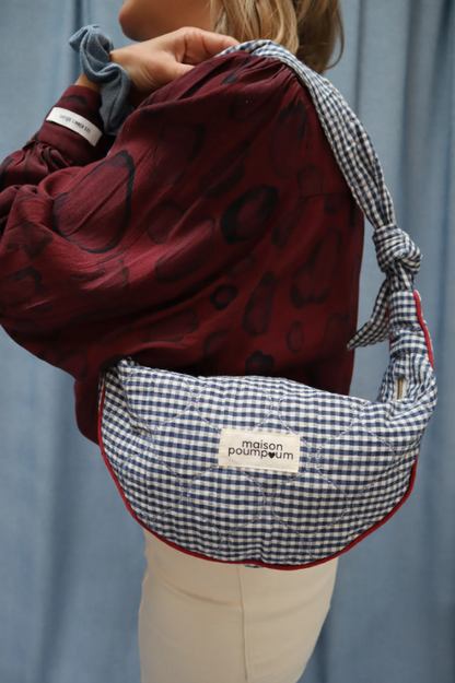 Sac demi lune - Vichy - Maison Poumpoum