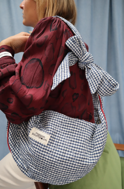 Sac demi lune - Vichy - Maison Poumpoum
