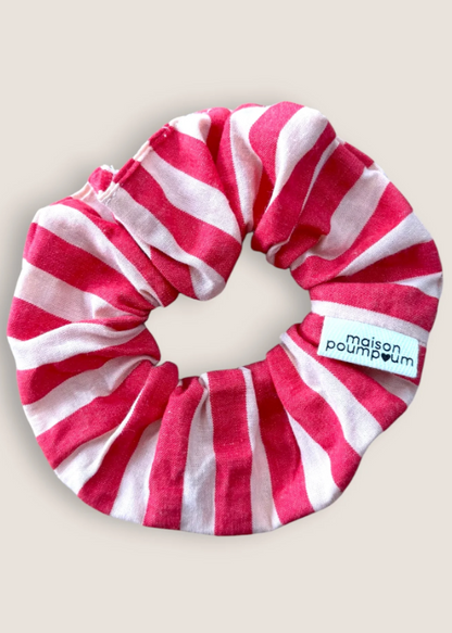 Chouchou Maison Poumpoum - Rayure rouge