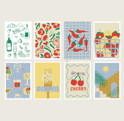 Cartes à peindre par numéros Dolce Vita