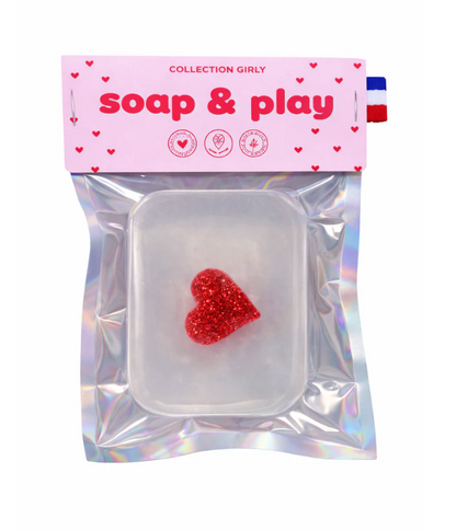 Savon ludique - Collection Barrette Coeur