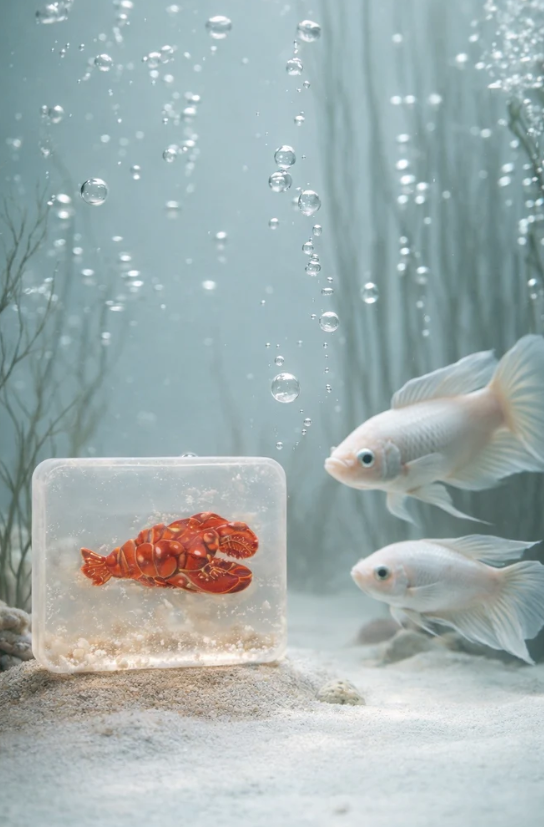 Savon ludique - Collection Barrette Animaux marins