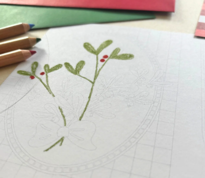 4 Cartes à colorier - Les fêtes