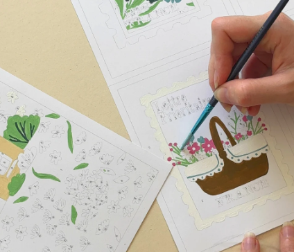 Cartes à peindre par numéros La Petite Maison