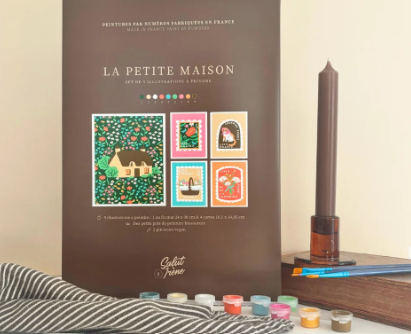 Cartes à peindre par numéros La Petite Maison
