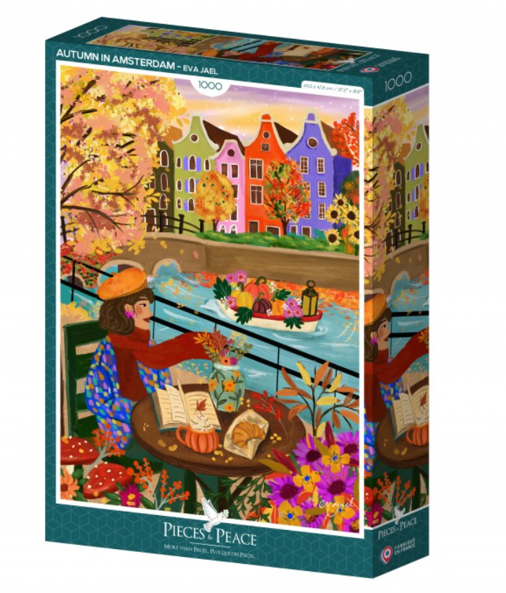 Puzzle 1000 pcs - L'Automne à Amsterdam