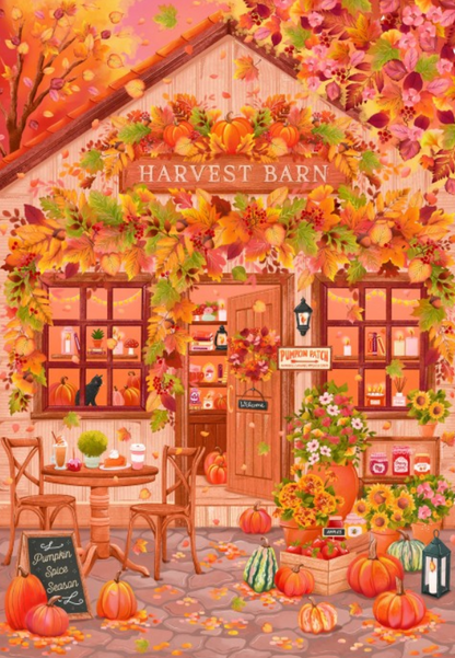 Puzzle 1000 pcs - Grange de la récolte