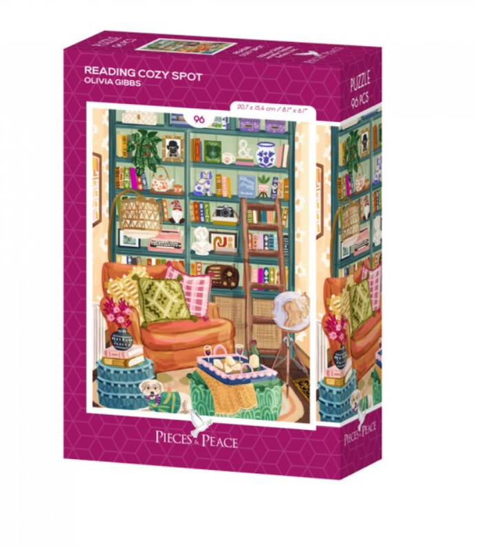 Mini Puzzle 96 pièces Reading cosy spot
