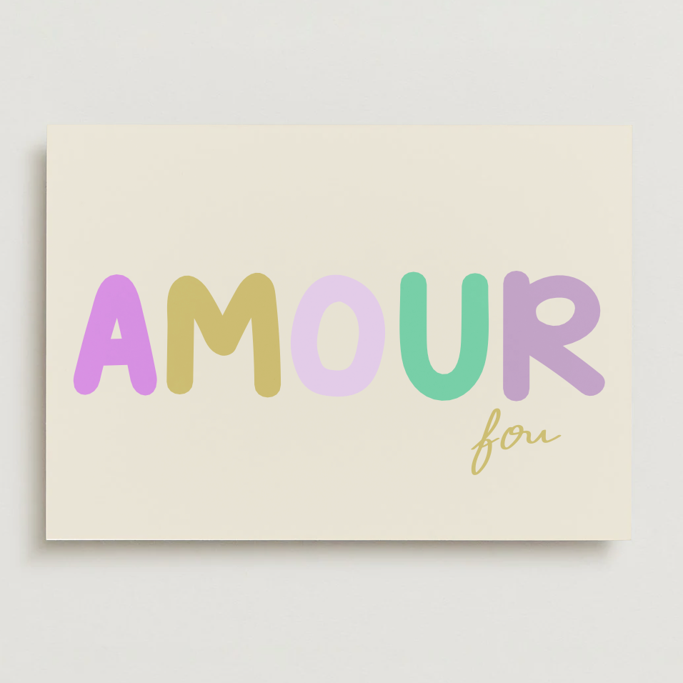 Carte Amour fou