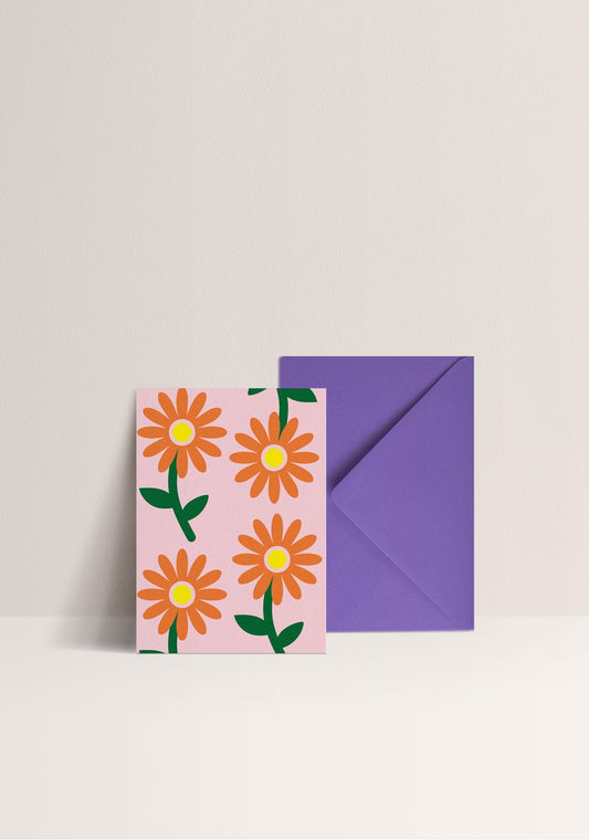 Carte Flower power