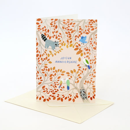 Carte Joyeux Anniversaire Eté Indien