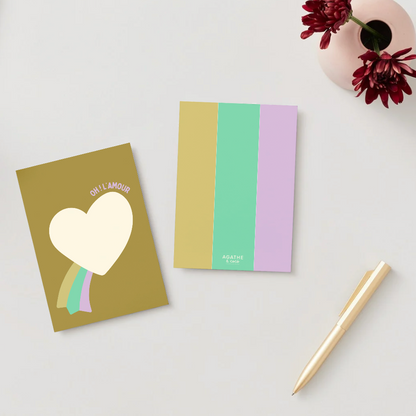Carte Oh l'amour