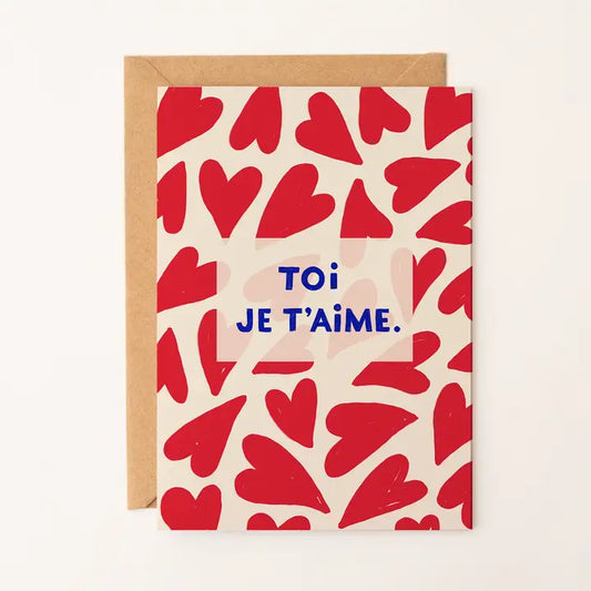 Carte Toi je t'aime