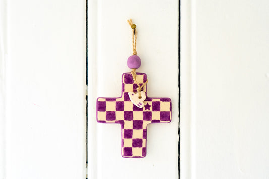 Croix en céramique - grand modèle
