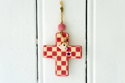 Croix en céramique - grand modèle - 1545 Avenue
