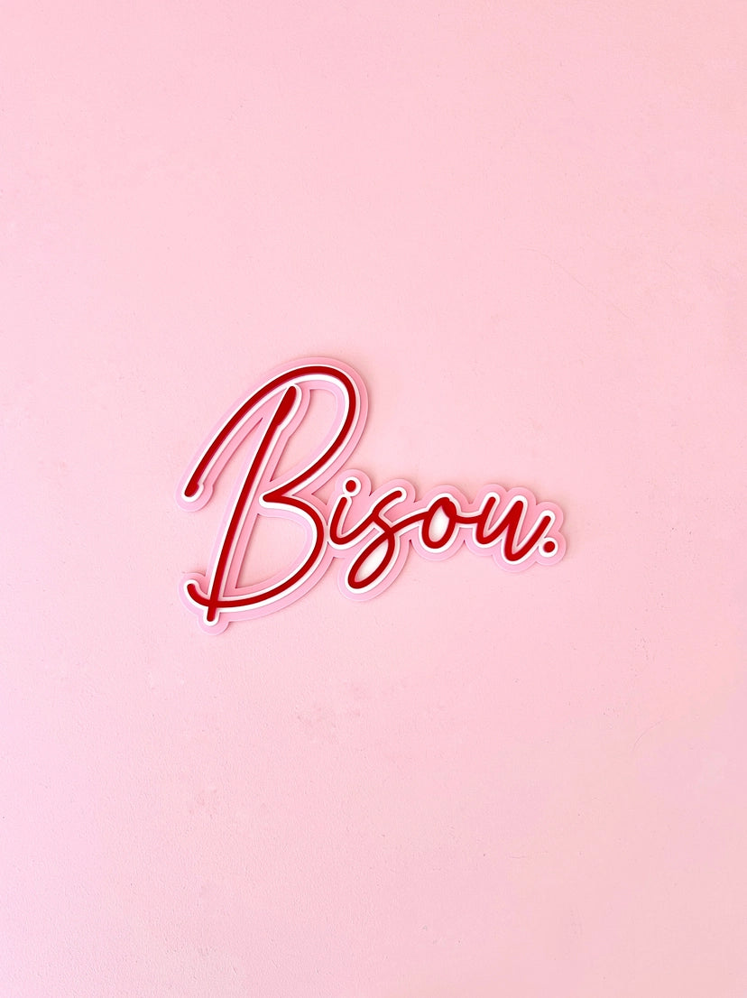 Décoration murale Bisou