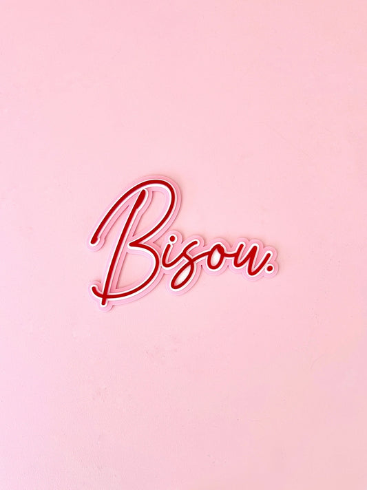 Décoration murale Bisou