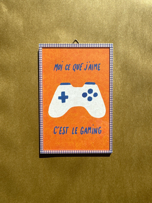 Illustration encadrée "Le Gaming"