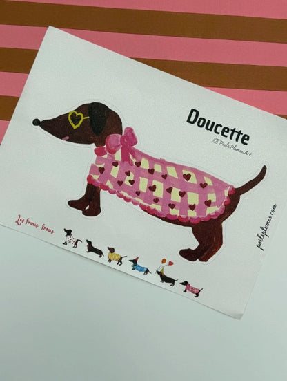 Gommette murale Doucette