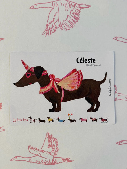Gommette murale Céleste