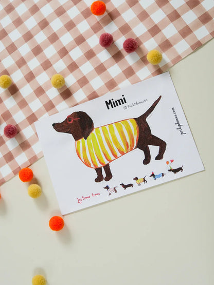 Gommette murale Mimi