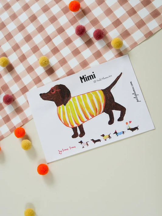 Gommette murale Mimi