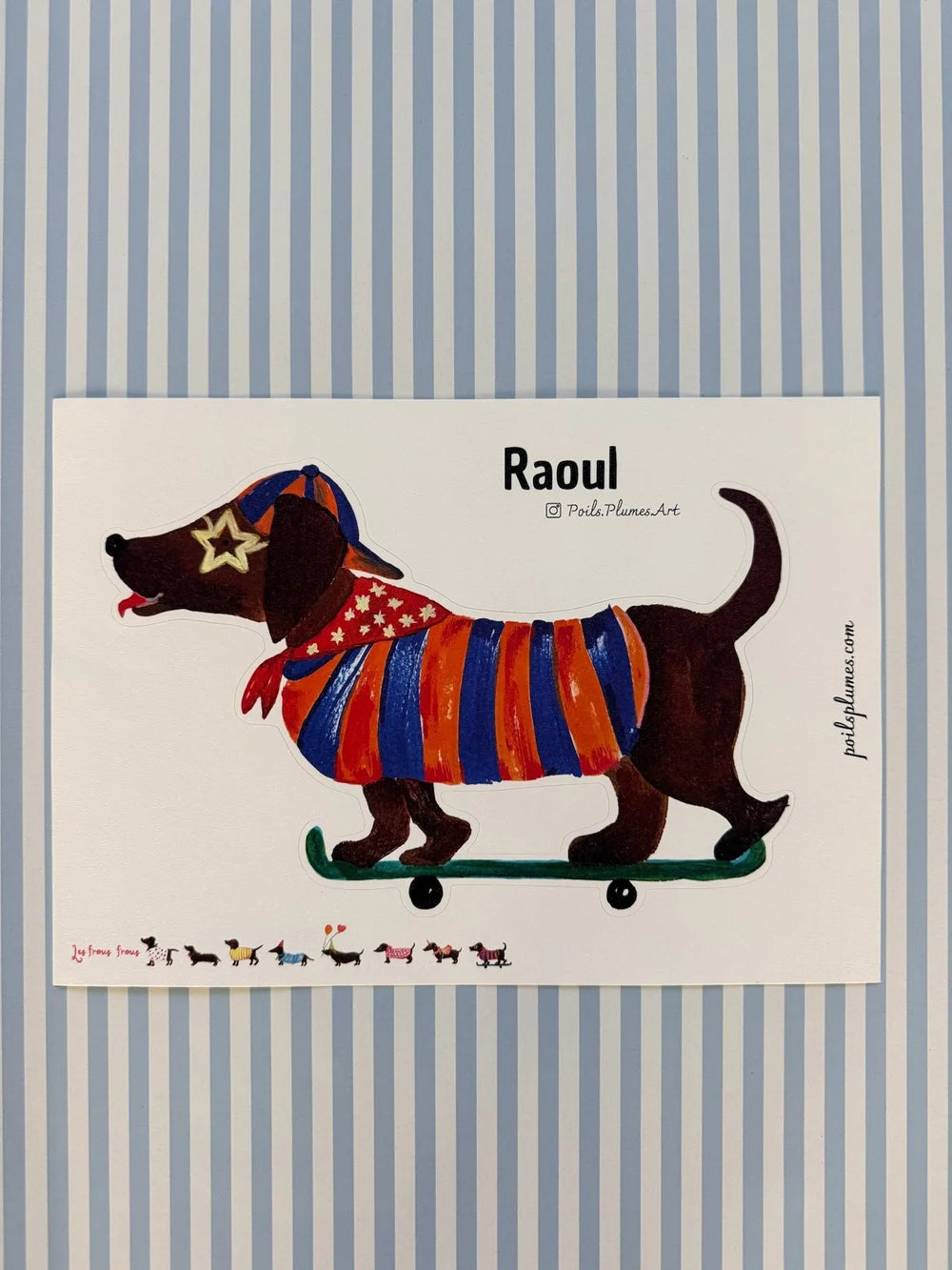 Gommette murale Raoul