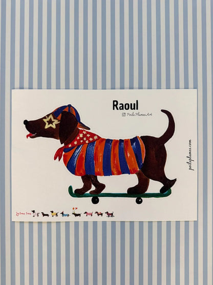 Gommette murale Raoul