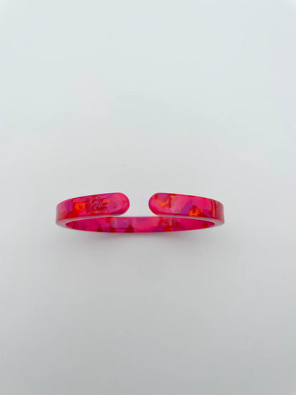 Bracelet Jonc Fin Fuchsia