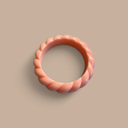 Bracelet jonc torsadé (plusieurs coloris)