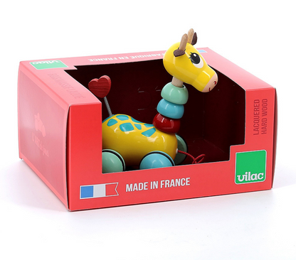 Jouet à tirer Flip Flap la girafe