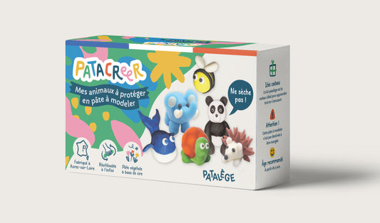 Kit à fabriquer Mes 6 animaux à protéger en Pâte à Modeler