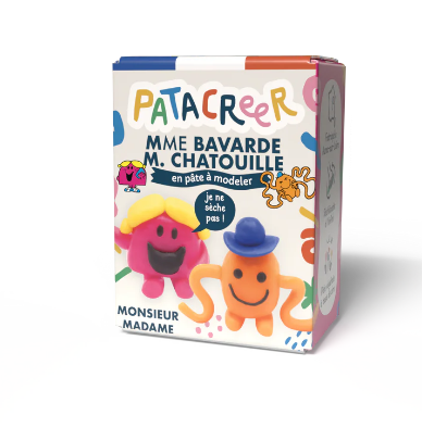 Kit à fabriquer Mme Bavarde et Mr Chatouille